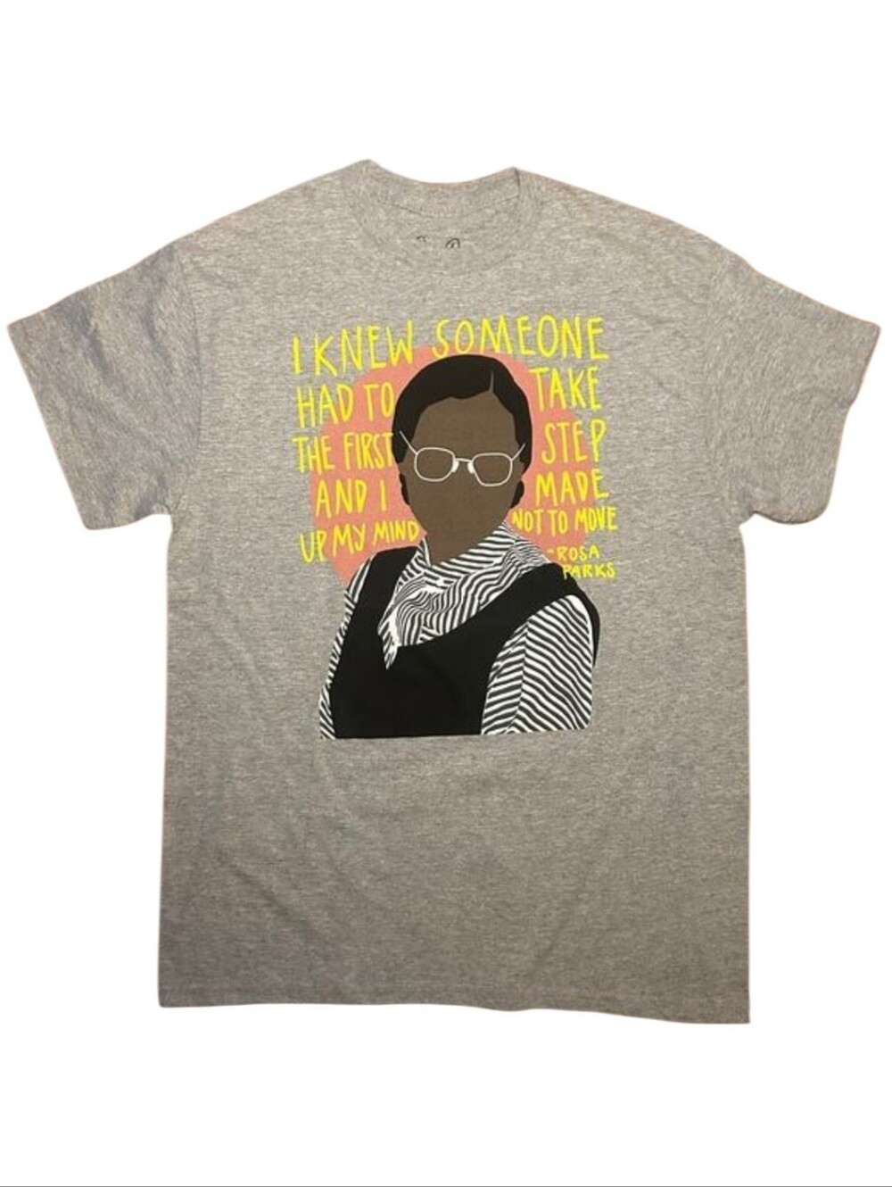 Rosa Parks Quote Graphic Tee Sz L Women’s XL P2P 22-26 New- Proceeds to NAACP